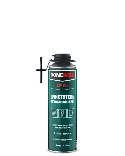 Очиститель монтажной пены DONEWELL  DPP06C 650мл (12шт/1152шт)