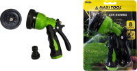 Пистолет 19886 д/полива L-170мм 8 режимов полива БЛИСТЕР(48) MaxiTool 