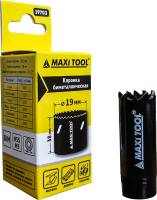 Коронка  19мм биметалл 19703 (100шт/кор)MaxiTool