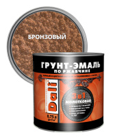 БРОНЗОВЫЙ  молотковая Грунт-Эмаль по ржавчине  0,75л Dali 20333 (6шт/480шт) 