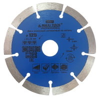 Диск алмазный сегмент PROFI 125х10х2х22.23мм 89667 для сухой резки (100шт/кор) MaxiToolProf
