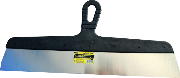 Шпатель нерж.сталь (450*0,4мм) 81095 фасадный  пласт. руч. MaxiTool РФ (12)