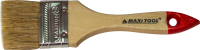 Кисть плоская №2 (50мм) Стандарт 81735 деревянная ручка (12шт. в уп./600 кор)  MaxiTool