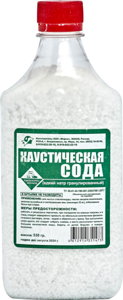 Сода каустическая (530гр) (24шт)