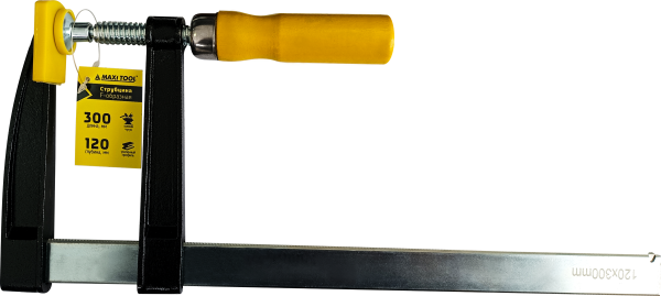 Струбцина F-образная  89102  300х120мм  (1/12) MaxiTool