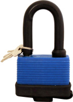 Замок водонепроницаемый 50мм 54910 навесной  длинная дужка MaxiTool(48шт/кор)