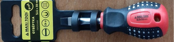 Отвертка 89394 Profi Mini 3K ручка SL6×38 (240) MaxiTool