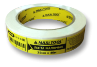 Малярная лента 19436 25мм*40м на бумажной основе 120mic (1/72) MaxiTool