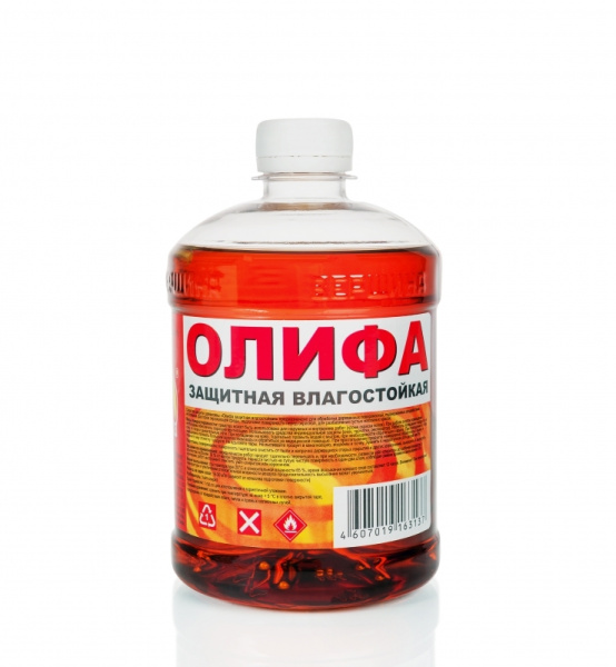 Олифа защитная влагостойкая 0,5л Вершина (пэт/т) (20/1200)