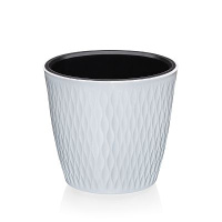 Кашпо Kerama  2,3 л белый 495 Эльфпласт (36шт)