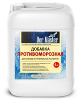 Противоморозная добавка для бетонов и строительных растворов  5 кг Der Master (62998) (1шт/96шт)