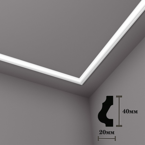 Профиль O 40х20х2000 Бельгия (65 шт в уп)