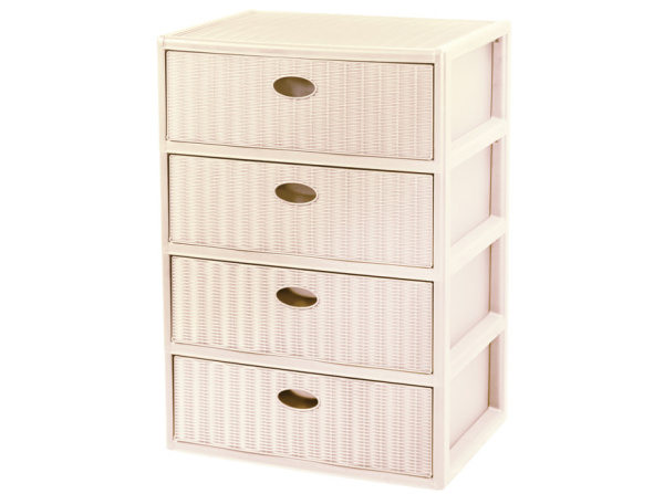 Комод прямоугольный "Elegance"  бежевый 443 Эльфпласт