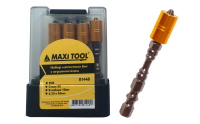 Биты 81448 1-стор. с магн.держ. анодиров. для/ГКЛ 6.35*65мм PH2 стальS2(10/120) MaxiTool