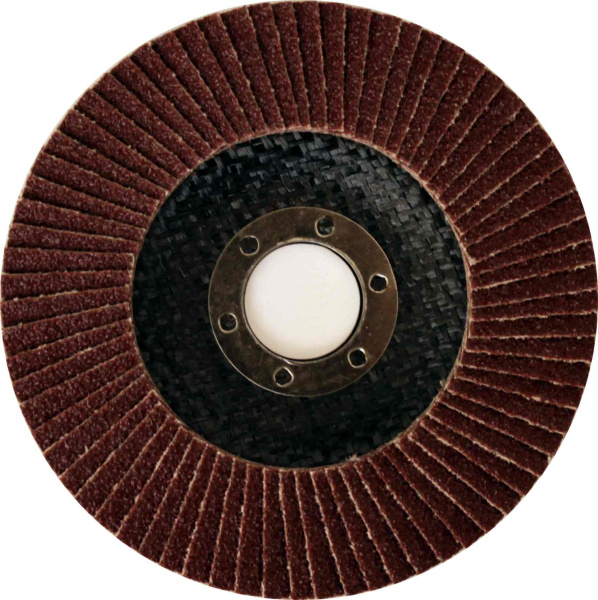 Диск 19480 наждачный лепестковый 125х22мм Р80 плоский (240) MaxiTool