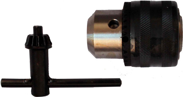 Патрон 54718 для дрели D=3-16mm d  В18  ПОД КОНУС ключ в комплекте (25) Maxi Tool