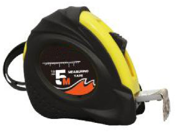 Рулетка T01 76194 5м*19мм обрезин. корп. 2 фикс. (120) MaxiTool