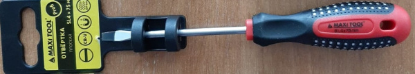 Отвертка 89389 Profi 3K ручка SL4×75 (192) MaxiTool