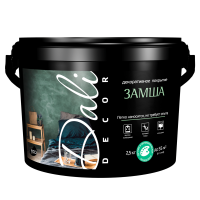 Декоративная штукатурка "Замша"  2,5кг Белый Dali-Décor 20395 (1шт/120шт)
