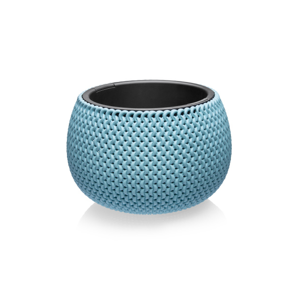 Кашпо Lace 2.3л  серо-голубой 572 Эльфпласт (6шт)