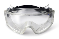 Очки защитные закрытого типа"панорама" 89790 с прямой вентиляцией РФ (1шт/100шт)