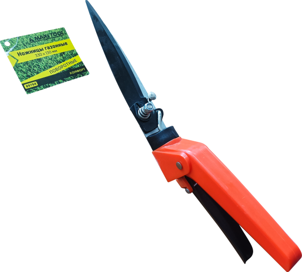 Ножницы для травы 330x130мм 89794 поворотные 90 град. пластиковые ручки (48) MaxiTool