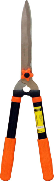 Ножницы садовые 615мм 57678 с регулятором, волнистое лезвие, пласт. ручки (24) MaxiTool