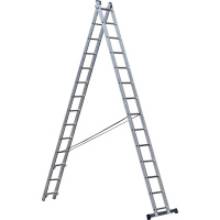 Лестница алюминиевая 2-х-секционная универсальная AL214 (393/673см) STAIRS