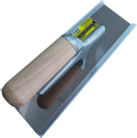 Кельма-гладилка трапециевид "Венецианская" 240x100х80х0.6мм.Заточ.Нерж.76034, дер.ручка(60) MaxiTool