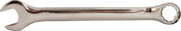 Ключ 57186 комбинированный 6 мм, хром-ванадиевый, зеркал. полир. Der Master (25/250)