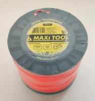 Леска триммерная витой квадрат 2.4мм*329м 18920 оранжевый (1/8шт) MaxiTool