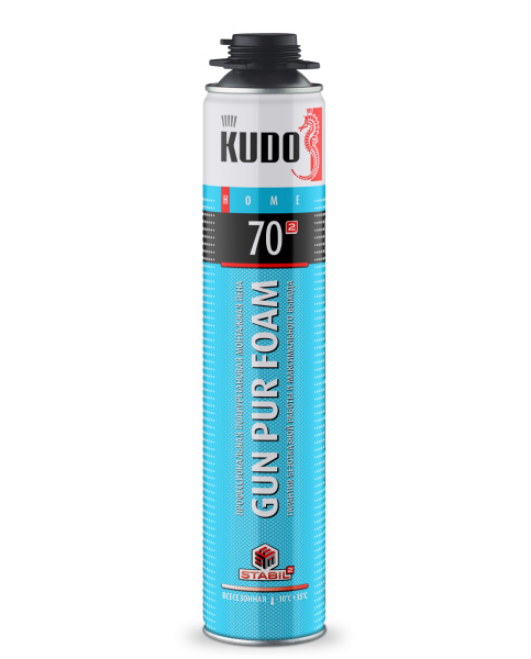 Пена полиур. монтажная проф.всесезонная HOME 70 (от-10 до +35) 1000мл/900гр/KUPHP10U70 (12шт/768шт)