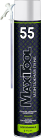 Пена монтажная 55 бытовая всесезонная MaxiTool 1000мл MXT-HPU600a (12шт/840шт)