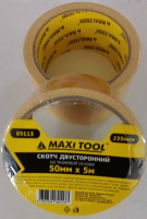 Клейкая лента (скотч) на тканевой основе 89113 235мкм, 50мм*5м двустор (1/36) MaxiTool