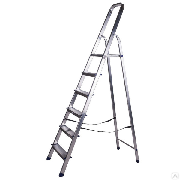 Лестница-стремянка алюминиевая  6-ти ступ. AS06 (197 см) STAIRS