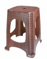 Табурет "Ротанг" большой бежевый 255 Эльфпласт