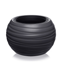 Кашпо Luna D395 мм графитовый 634 (4 шт)