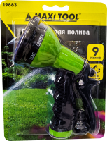 Пистолет 19883 д/полива L-170мм 9 режимов полива БЛИСТЕР (48)MaxiTool 