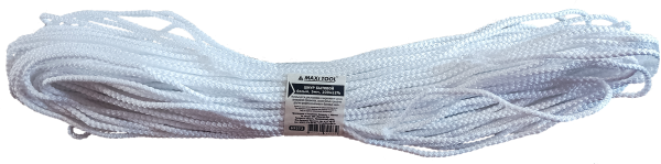 Шнур бытовой 89573 (белый) д 5 мм 100 м MaxiTool