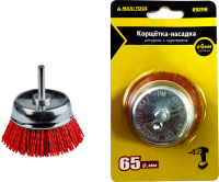Щетка д/дрели Чашка  65*6 мм 89298  со шпилькой нейлоновая (180) MaxiTool