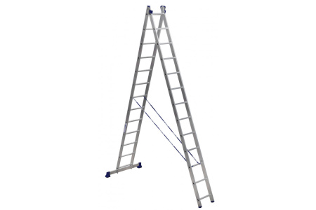 Лестница алюминиевая 2-х-секционная универсальная AL213 (366/618см) STAIRS