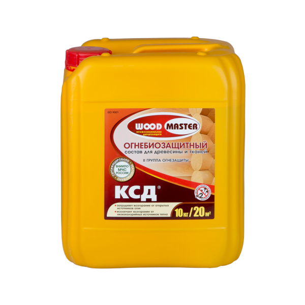 КСД II группа огнезащиты  10 кг WOODMASTER 30001 (1шт/80шт)