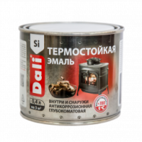 Эмаль термостойкая +600 +700 ºС (кремнийорганическая) 0,4 л Серебро Dali 80207 (6шт/1152шт)