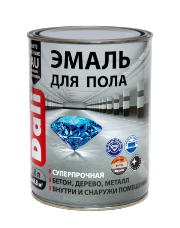 ЭМАЛЬ для ПОЛА  БЕЖЕВАЯ  (RAL 7032)  0,8л Dali 12302 (6шт/660шт)