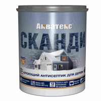 Защита декор для дерева Акватекс Сканди  0,75л  СЛОНОВАЯ КОСТЬ  65150 (6шт/420шт) пластик.ведро