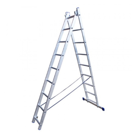 Лестница алюминиевая 2-х-секционная универсальная AL209 (253/421см) STAIRS