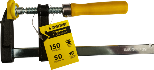 Струбцина F-образная  89097  150х50мм  (1/96) MaxiTool