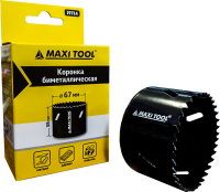 Коронка  67мм биметалл 19714 (50шт/кор)MaxiTool