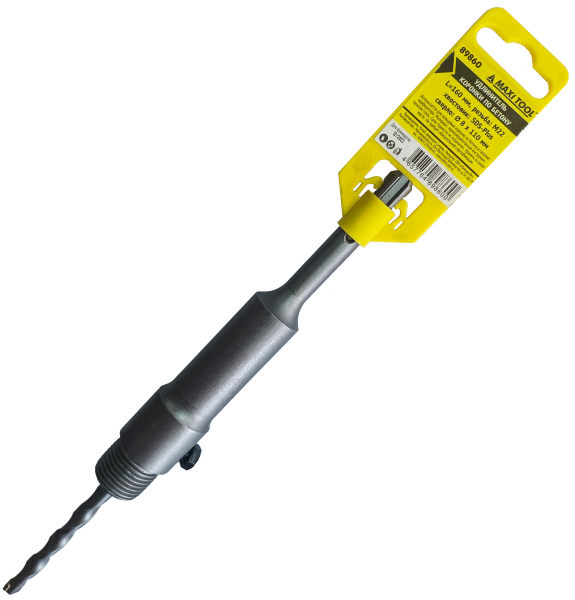 Адаптер 89860 SDS-plus М22х160мм д/кольц.коронок по бет.с центрир.сверлом(25/50)MaxiTool