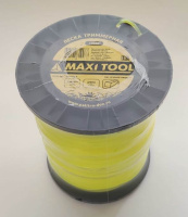 Леска триммерная квадрат 3мм*250м 19088 оранжевый (1/4шт) MaxiTool